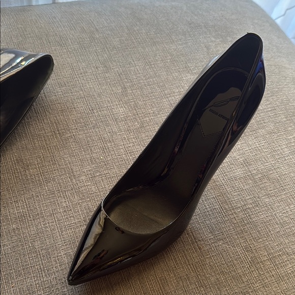 Brian Atwood Black Patent Leather Heels - Picture 9 of 11
